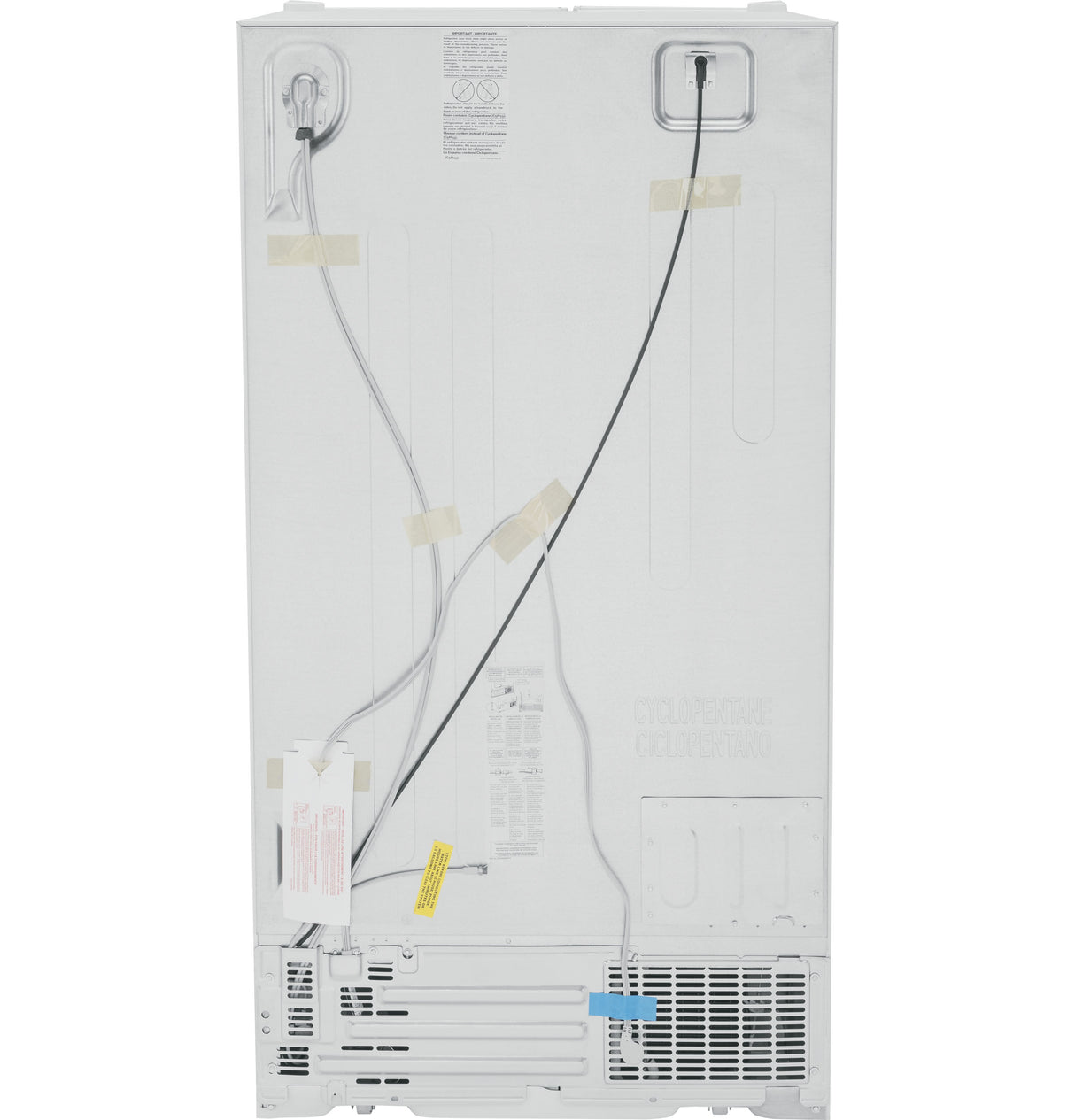 GE(R) ENERGY STAR(R) 25.3 Cu. Ft. Side-By-Side Refrigerator - (GSE25GGPWW)