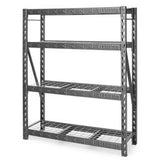 60" Wide Heavy Duty Rack With Four 18" Deep Shelves - Hammered Granite