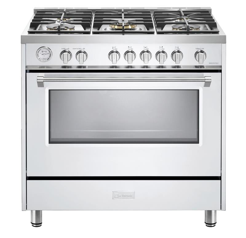 Designer 36" Gas Single Oven Range - White - (VDFSGG365W)