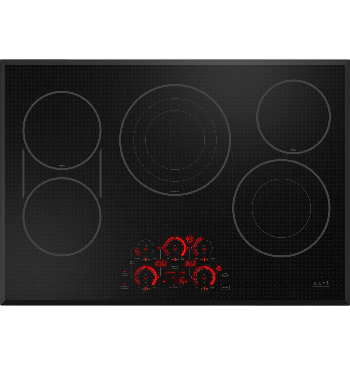 Caf(eback)(TM) 30" Touch-Control Electric Cooktop - (CEP90301TBB)