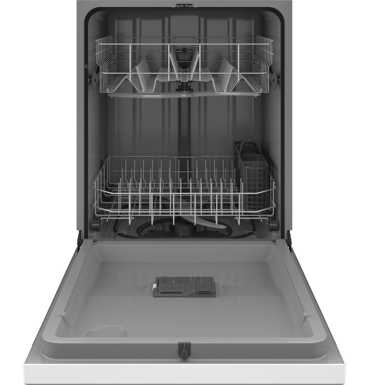 GE(R) ENERGY STAR(R) Dishwasher with Front Controls - (GDF510PGRWW)