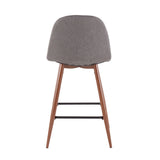 Pebble - Mid Century Modern Counter Stool (Set of 2)