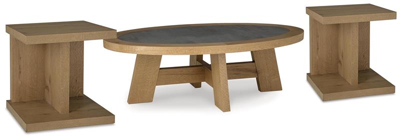Coffee Table With 2 End Tables - (PKG015865)