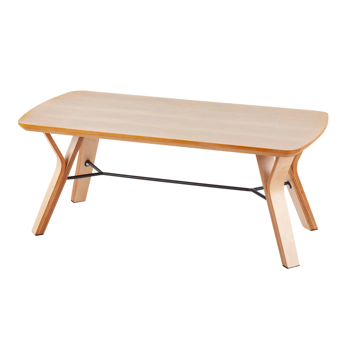 Folia - Mid-Century Modern Coffee Table - Natural