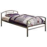 Baines - Metal Bed with Arched Headboard