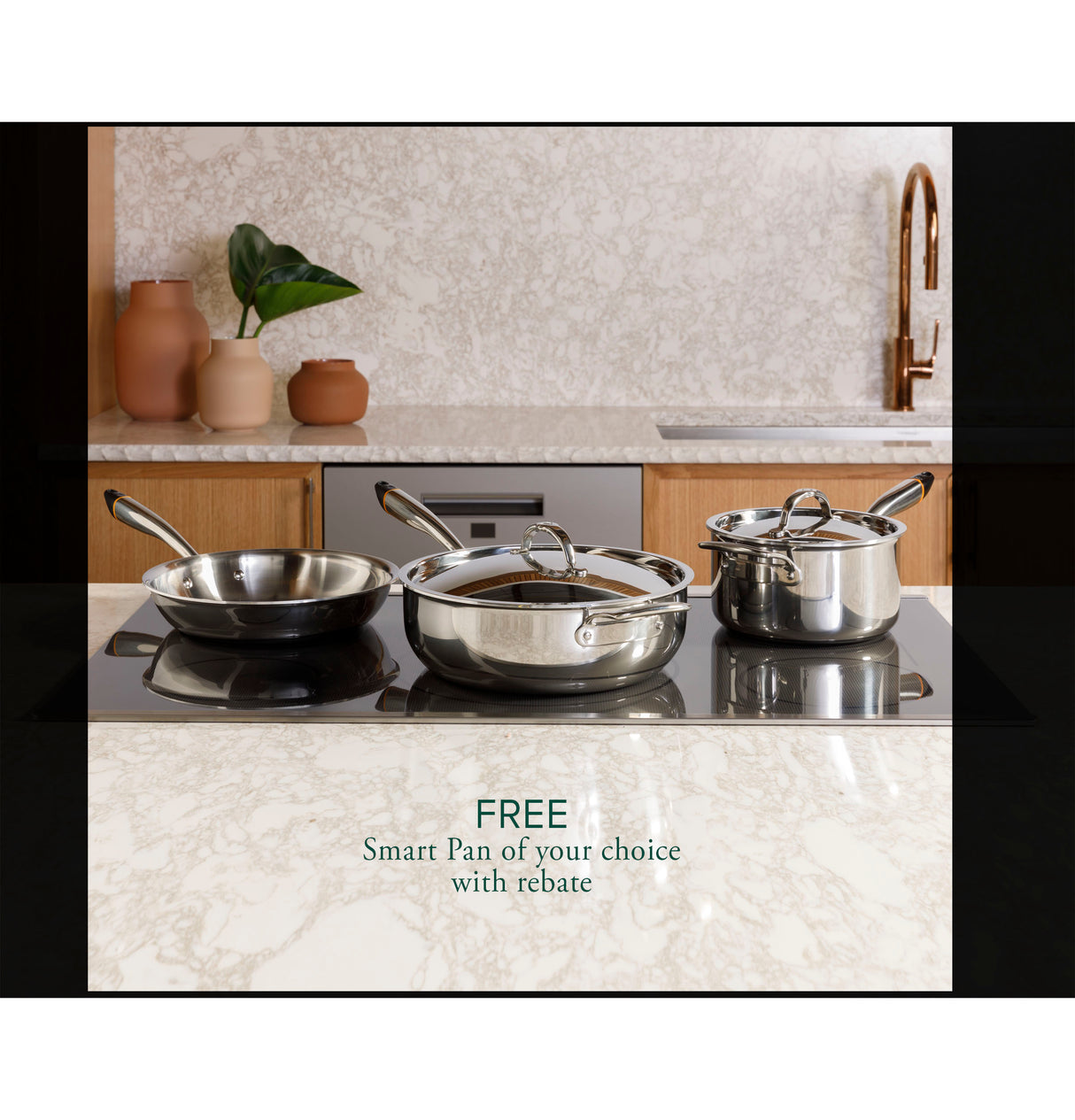 Caf(eback)(TM) Series 36" Built-In Touch Control Induction Cooktop - (CHP90361TBB)