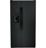 GE(R) 25.3 Cu. Ft. Side-By-Side Refrigerator - (GSS25GGPBB)