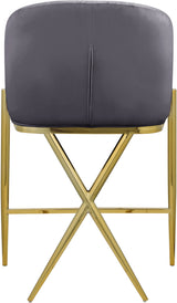 Xavier - Counter Stool with Gold Legs