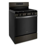 5.0 Cubic Feet Whirlpool Gas 5-in-1 Air Fry Oven - Black - Metal