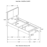 Boyd - Upholstered Bed with Nailhead Trim