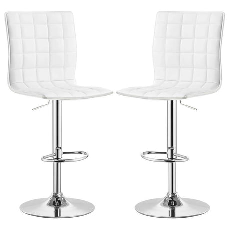 Ashbury - Upholstered Adjustable Bar Stool (Set of 2)