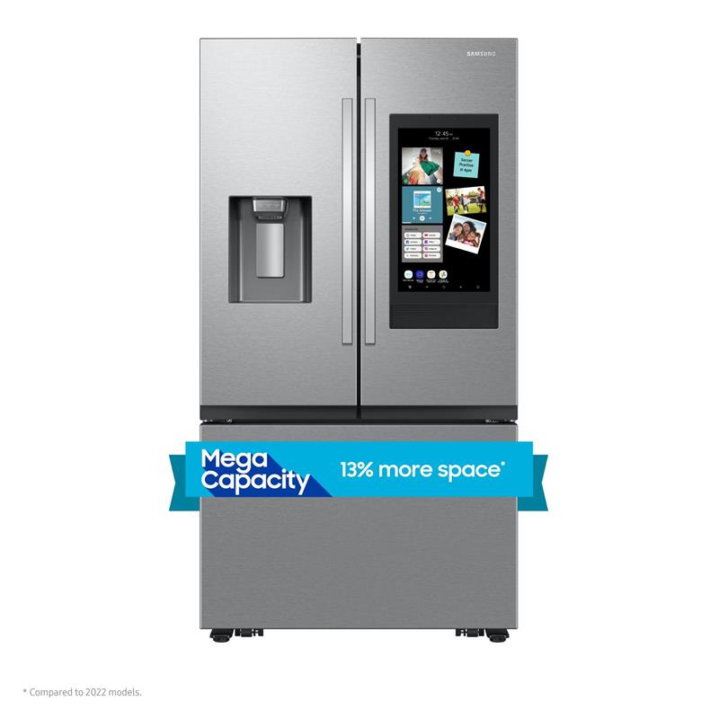 30 cu. ft. Mega Capacity 3-Door French Door Refrigerator with Family Hub(TM) in Stainless Steel - (RF32CG5900SRAA)