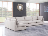 Mackenzie - Modular Sectional 5 Piece - Beige - Fabric