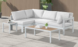 Nizuc - Outdoor Patio Modular Sectional 4 Piece - White