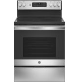 GE(R) 30" Free-Standing Electric Convection Fingerprint Resistant Range - (JB655YKFS)