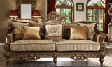 HD-610 - 3 Piece Sofa Set - Gold