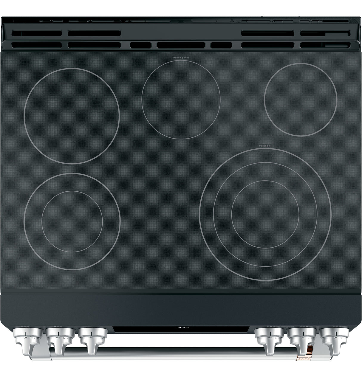 Caf(eback)(TM) 30" Smart Slide-In, Front-Control, Radiant and Convection Range - (CES700P3MD1)