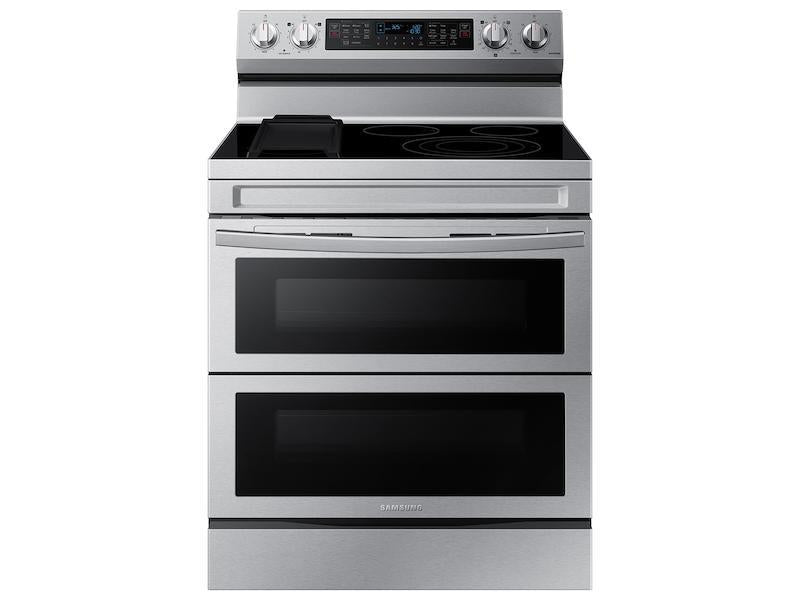 6.3 cu. ft. Smart Freestanding Electric Range with Flex Duo(TM), No-Preheat Air Fry & Griddle in Stainless Steel - (NE63A6751SS)