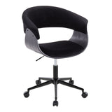 Vintage Mod - Office Chair - Black