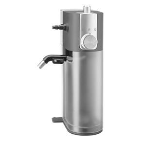 Semi-Automatic Espresso Machine And Automatic Milk Frother Attachment - Matte Charcoal Grey