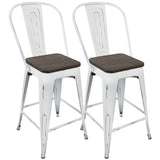 Oregon - High Back Counter Stool (Set of 2)