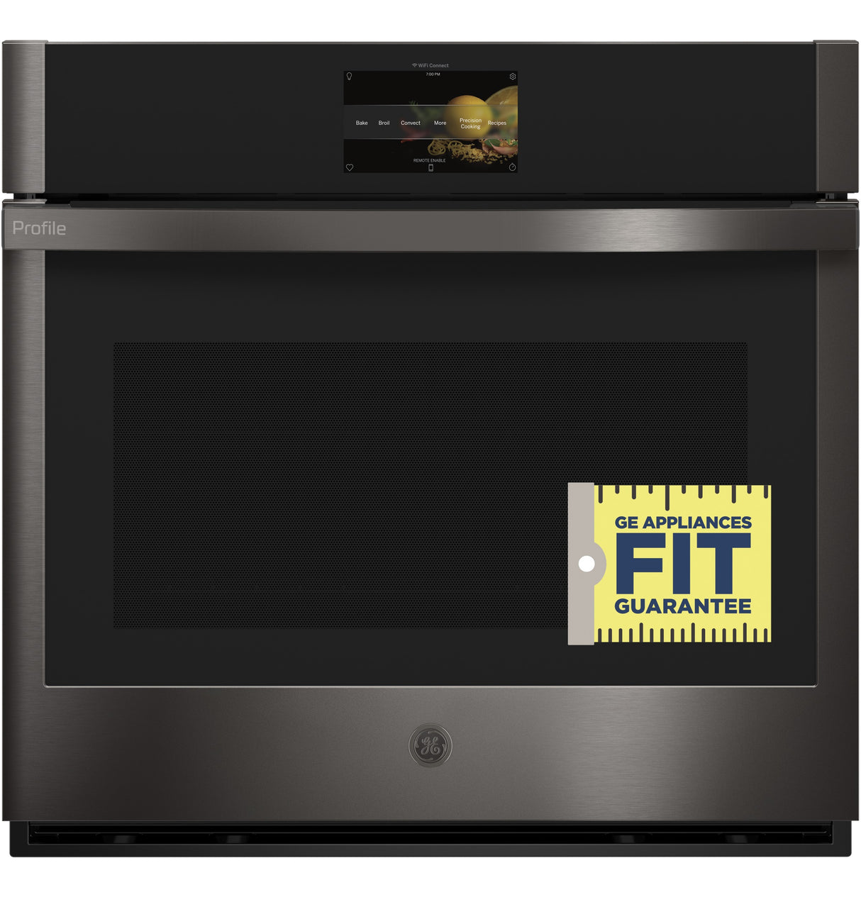 GE Profile(TM) 30" Smart Built-In Convection Single Wall Oven with No Preheat Air Fry and Precision Cooking - (PTS7000BNTS)