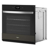 50 Cubic Feet Single Smart Wall Oven With Air Fry - Black