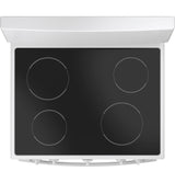 GE 30" Free-standing Electric Radiant Smooth Cooktop Range - (JB480DTWW)