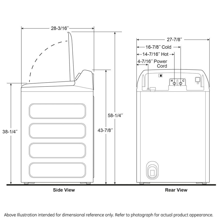 GE Profile(TM) ENERGY STAR(R) 4.9 cu. ft. Capacity Washer with Smarter Wash Technology and FlexDispense(TM) - (PTW605BPRDG)