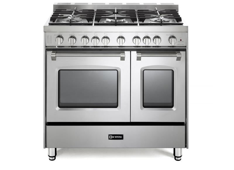 Prestige 36" Gas Double Oven Range - Stainless Steel - (VPFSGG365DSS)