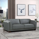 Marshall - Leather 2 Seater Sofa - Slate