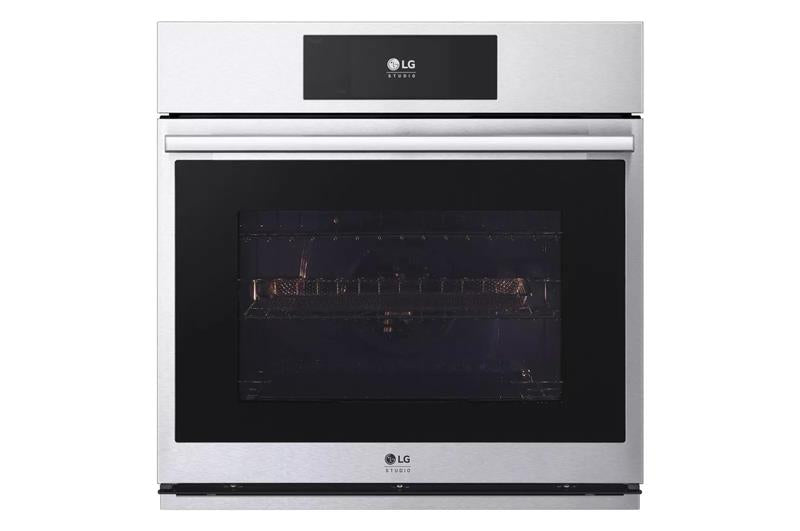 LG STUDIO 4.7 cu. ft. Smart InstaView(R) Electric Single Built-In Wall Oven with Air Fry & Steam Sous Vide - (WSES4728F)