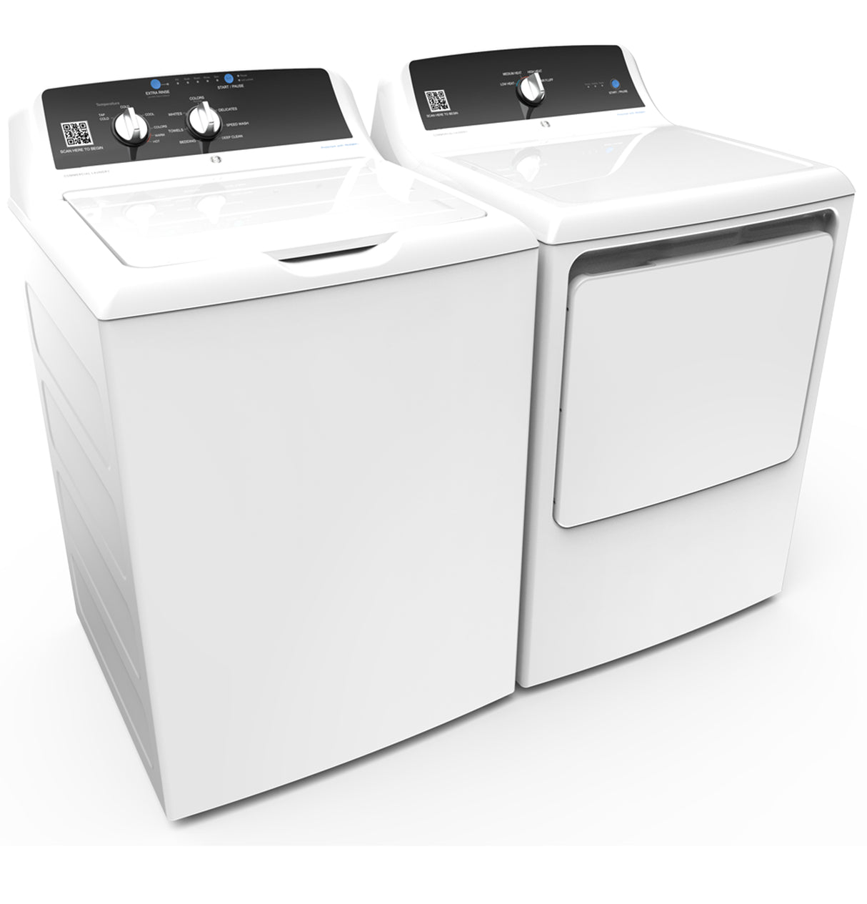 GE(R) 4.2 cu. ft. Capacity Commercial Washer with Stainless Steel Basket, Built-In App Payment System SITE WIFI REQUIRED - (VTW525ASRWB)