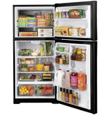 GE(R) ENERGY STAR(R) 19.2 Cu. Ft. Top-Freezer Refrigerator - (GTE19JTNRBB)