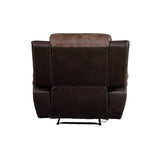 Jaylen - Recliner - Toffee & Espresso Polished Microfiber