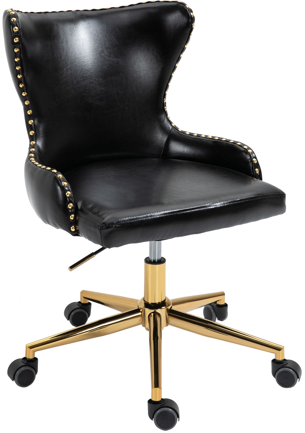 Hendrix - Office Chair with Gold Legs