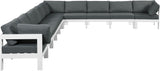 Nizuc - Outdoor Patio Modular Sectional - Grey - Modern & Contemporary