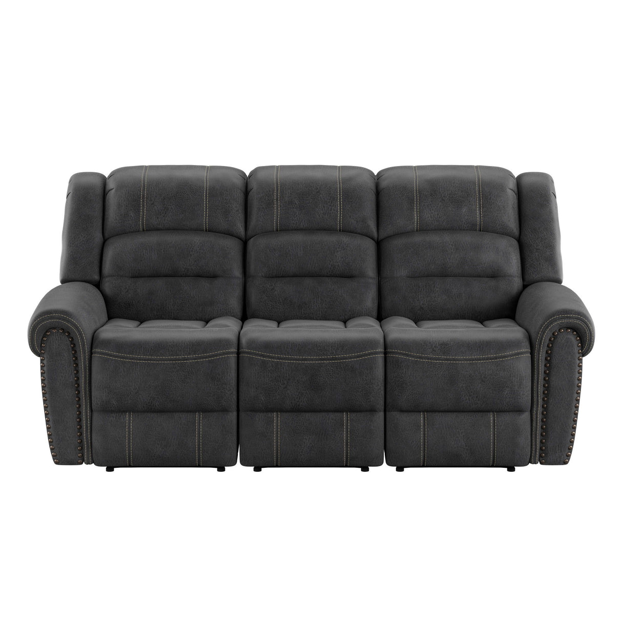 Ferrar - Reclining Sofa - Gray