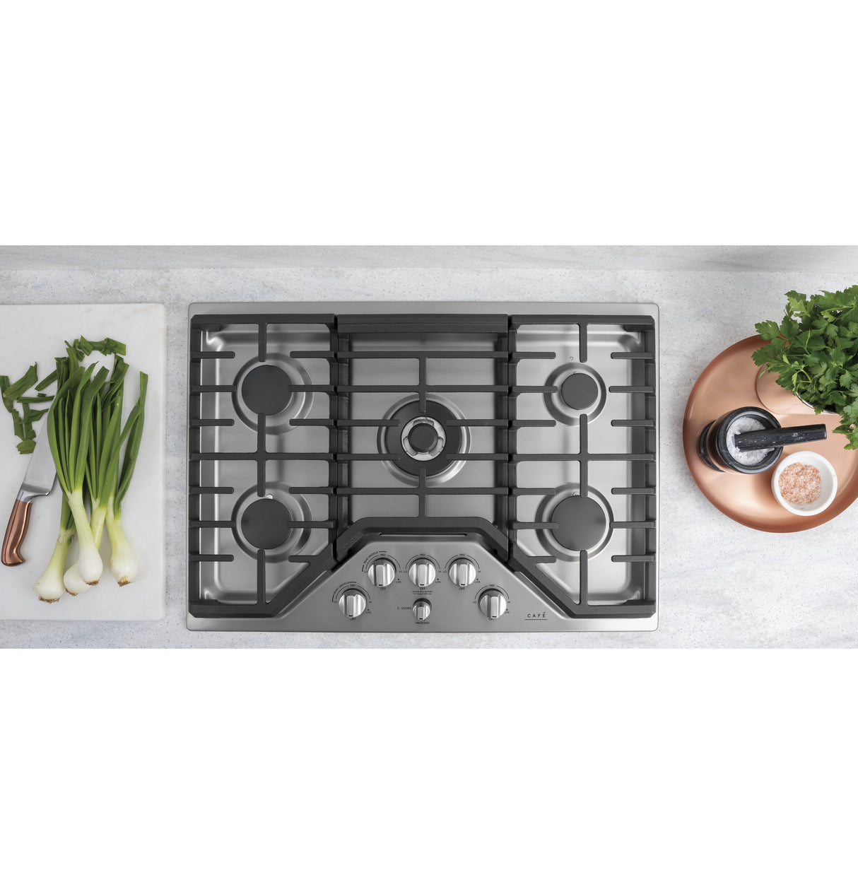 Caf(eback)(TM) 30" Gas Cooktop - (CGP95302MS1)