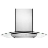 36" Modern Glass Wall Mount Range Hood