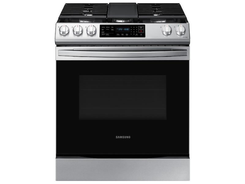 6.0 cu. ft. Smart Slide-in Gas Range with Air Fry & Convection in Fingerprint Resistant Stainless Steel - (NX60BG8315SSAA)