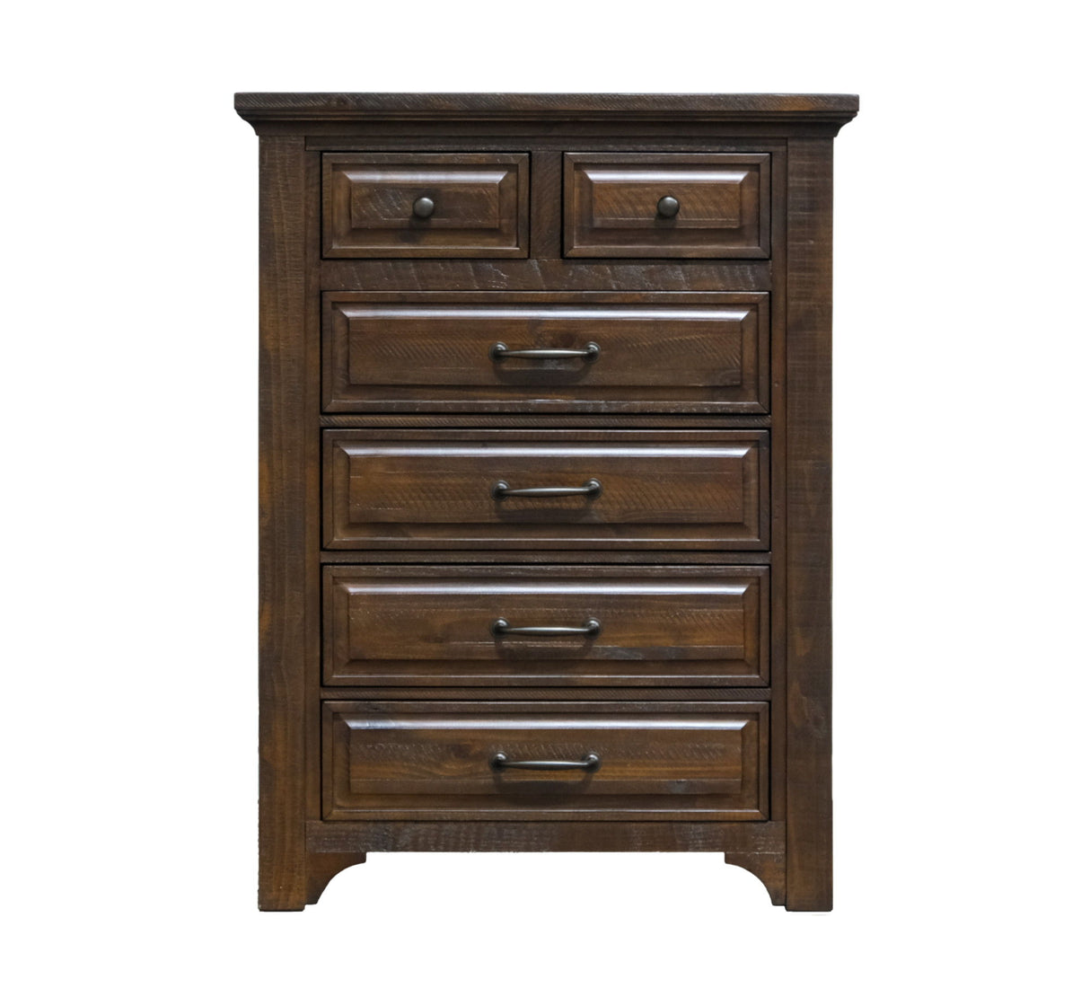 Verna - 6 Drawer Chest - Brown