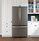 GE(R) ENERGY STAR(R) 23.1 Cu. Ft. Counter-Depth French-Door Refrigerator - (GWE23GMNES)