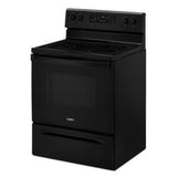 5.3 Cubic Feet Whirlpool Electric Range With Frozen Bake Technology - Black - Metal