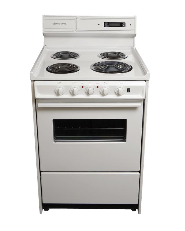 Electric Range - High Backguard Deluxe Model - 20" White - (WEM130KW)