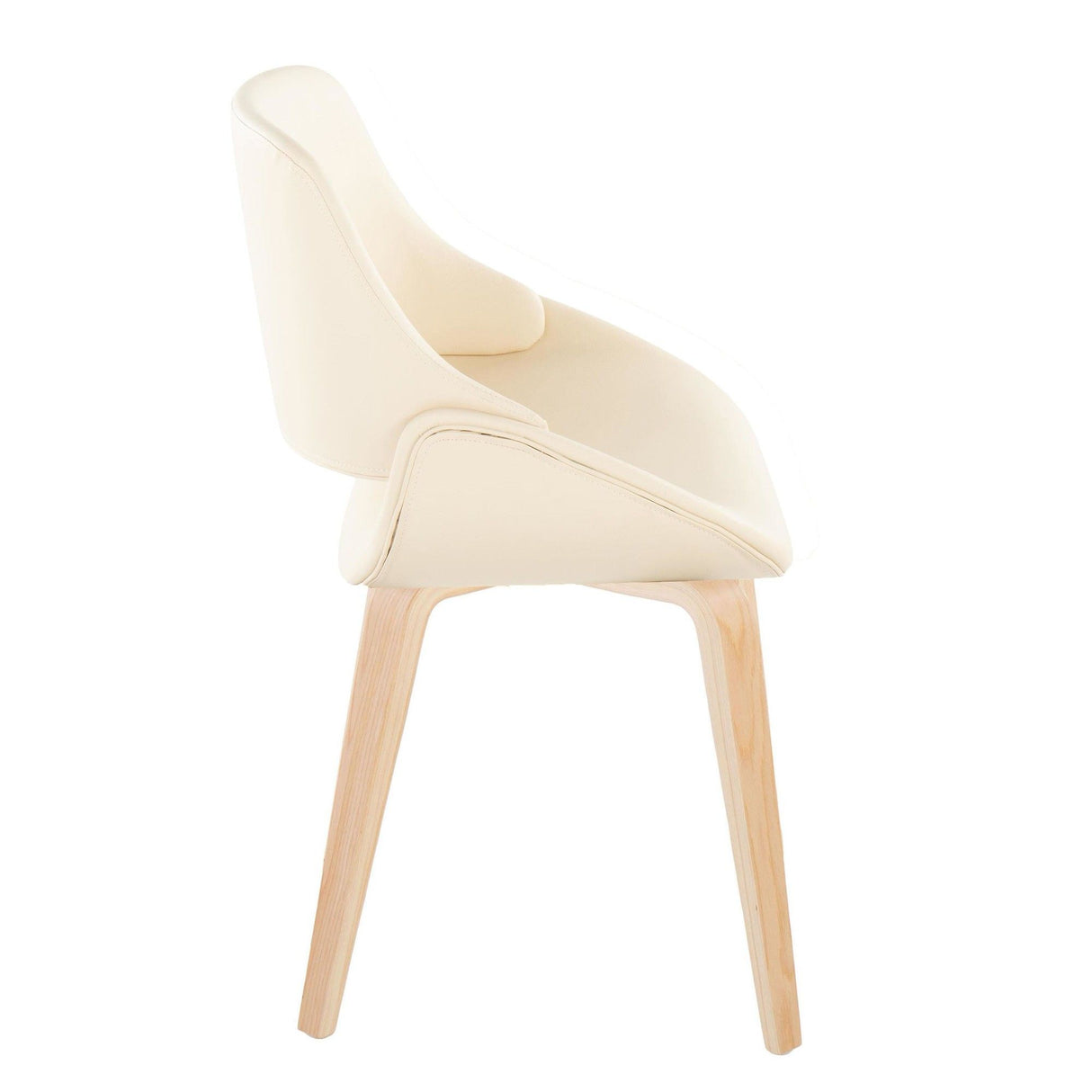 Fabrico - Chair (Set of 2) - Beige Legs