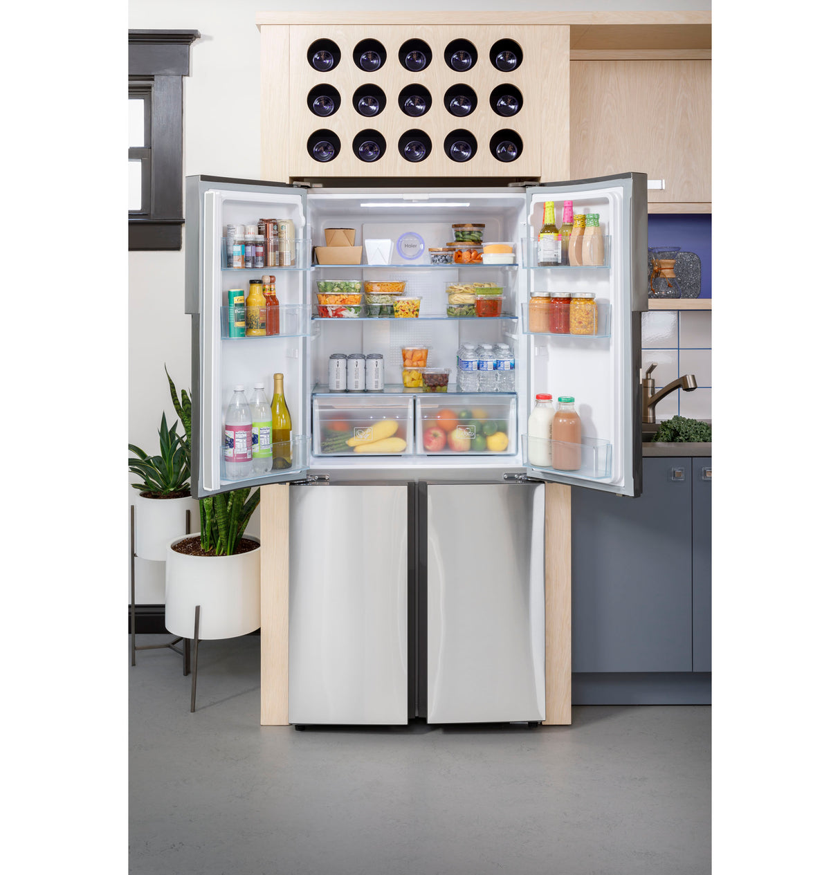 16.8 Cu. Ft. Quad Door Refrigerator - (QHE16HYPFS)