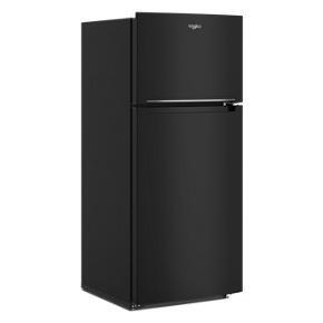 28" Wide Top-Freezer Refrigerator - 163 Cubic Feet - Black