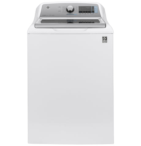 GE(R) ENERGY STAR(R) 5.0 cu. ft. Capacity Smart Washer with Sanitize w/Oxi and SmartDispense - (GTW845CSNWS)