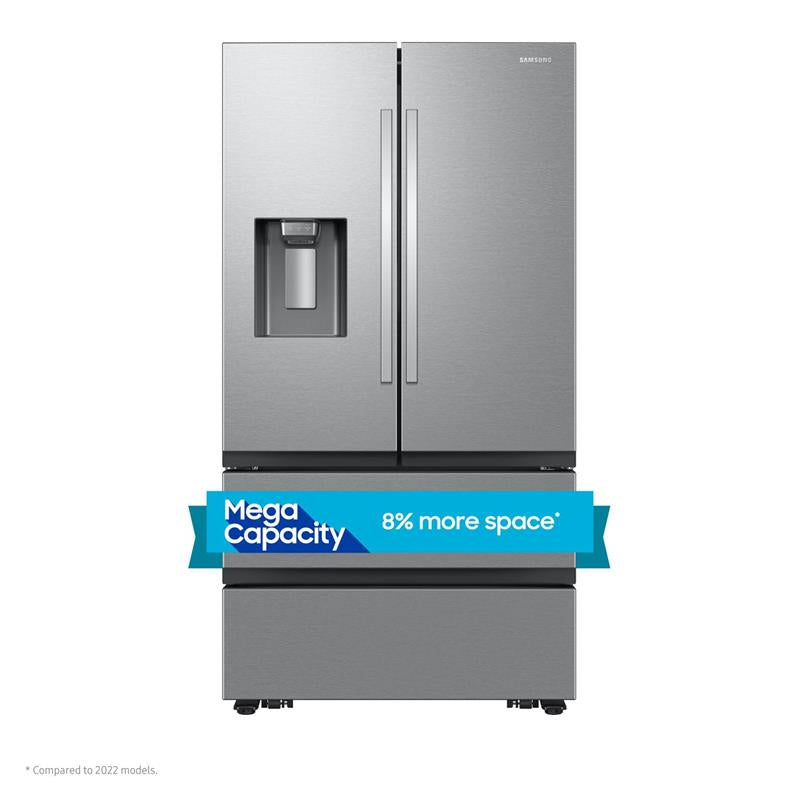 25 cu. ft. Mega Capacity Counter Depth 4-Door French Door Refrigerator with Four Types of Ice in Stainless Steel - (RF26CG7400SRAA)